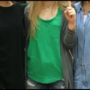 J. Crew Green Tank Top with Pocket